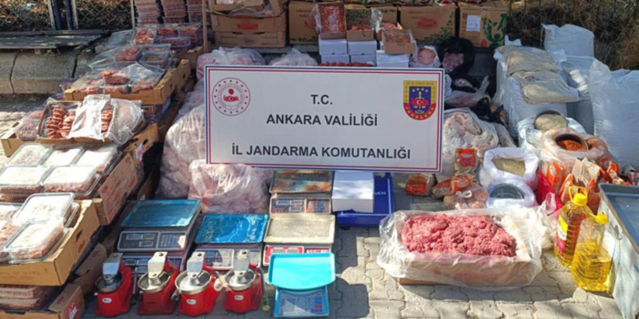 Ankara’da 1,2 ton sağlıksız et operasyonu
