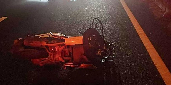 Manisa’da motosiklet kazası: Lastiği patlayan sürücü hayatını kaybetti