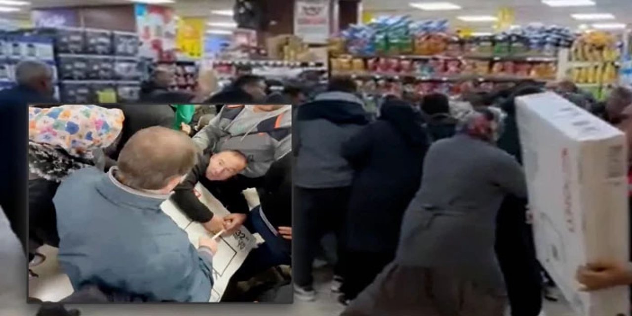 Bin liralık televizyon izdihama neden oldu