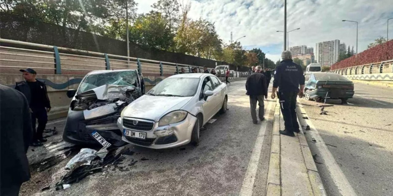 Elazığ Alt Geçidinde Zincirleme Facia: 1 Ölü, 4 Yaralı