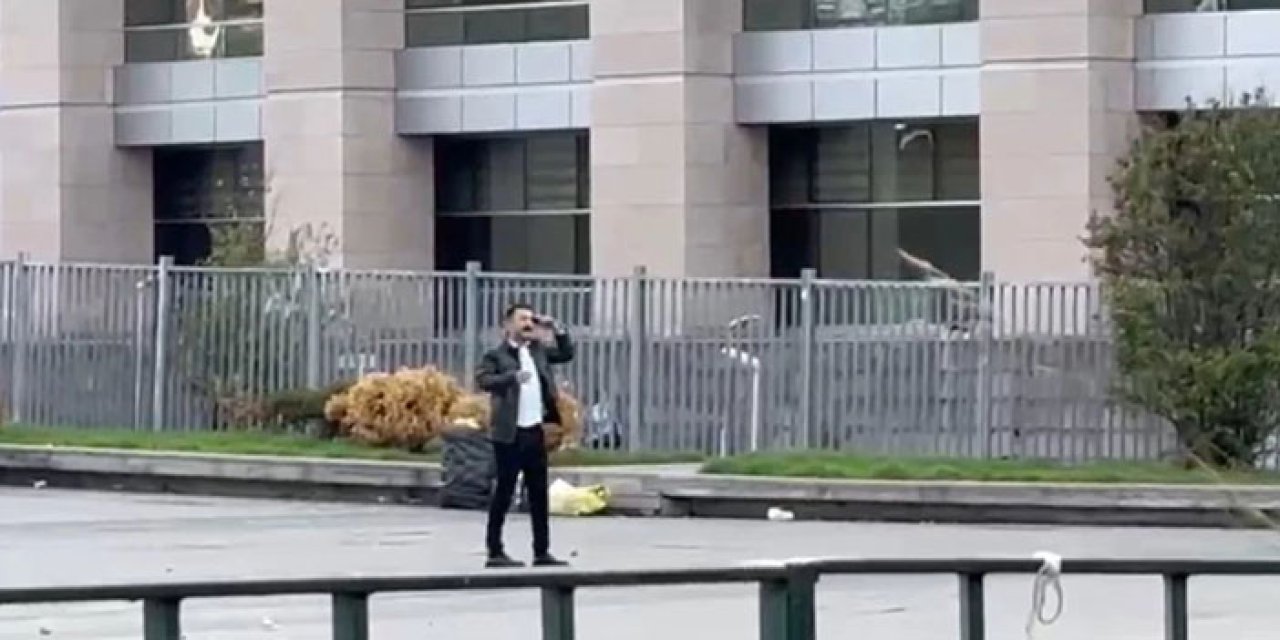 Çağlayan Adliyesi’nde şok anlar: Silahla havaya ateş açtı, kendini vurdu