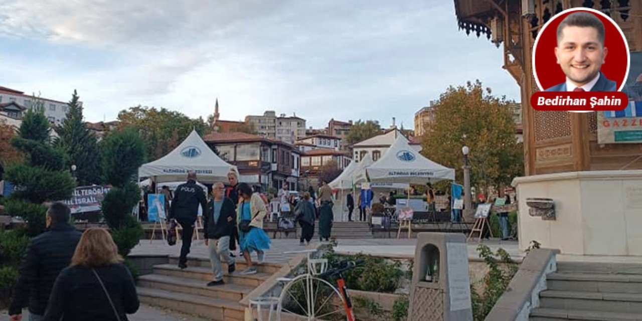 Altındağ’da Gazze’ye destek kermesi düzenlendi