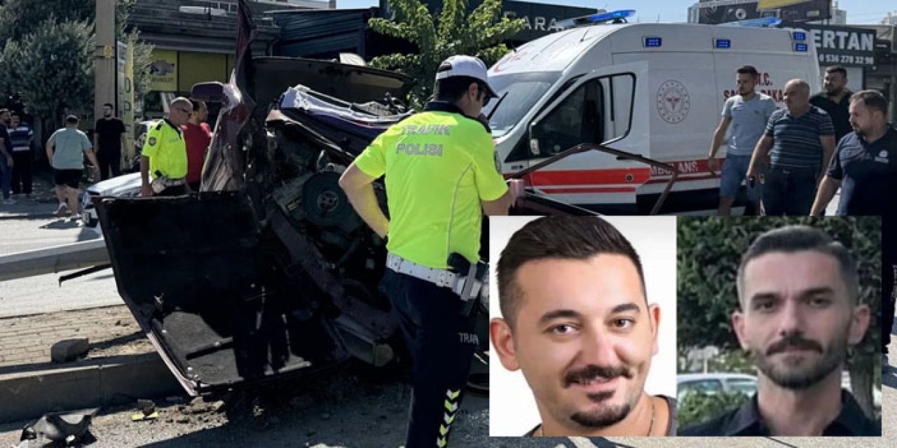 Denizli’de motosiklet direğe çarptı: 2 ölü