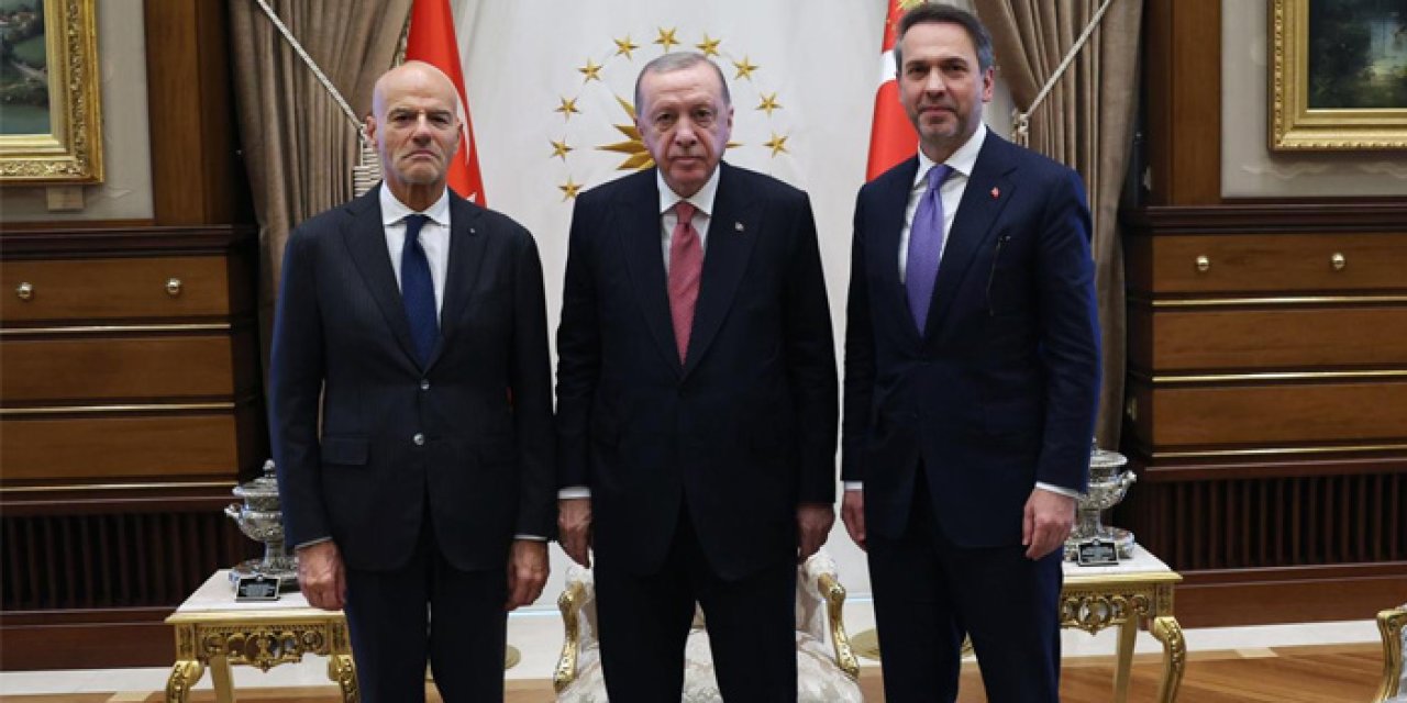 Cumhurbaşkanı Erdoğan, İtalya Enerji Ajansı Başkanı Descalzi ile görüştü