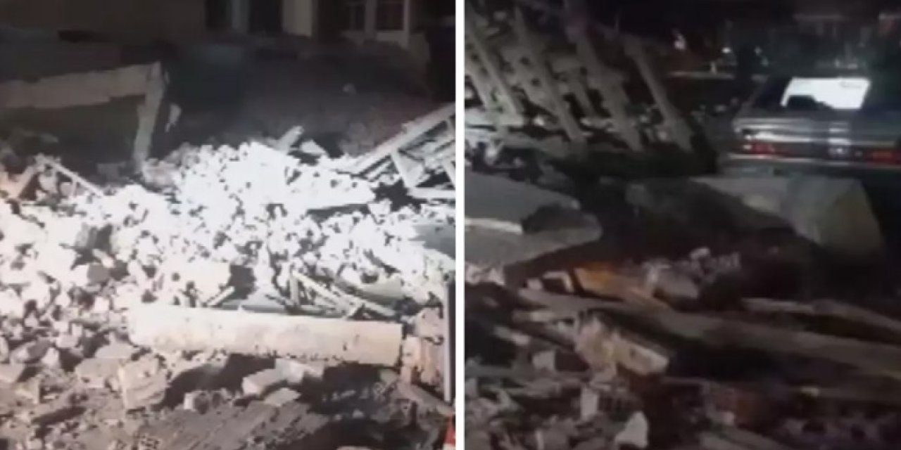 Balıkesir’de Korkutan Görüntüler: Boş Binalar Yıkıldı, Ekipler Sahada
