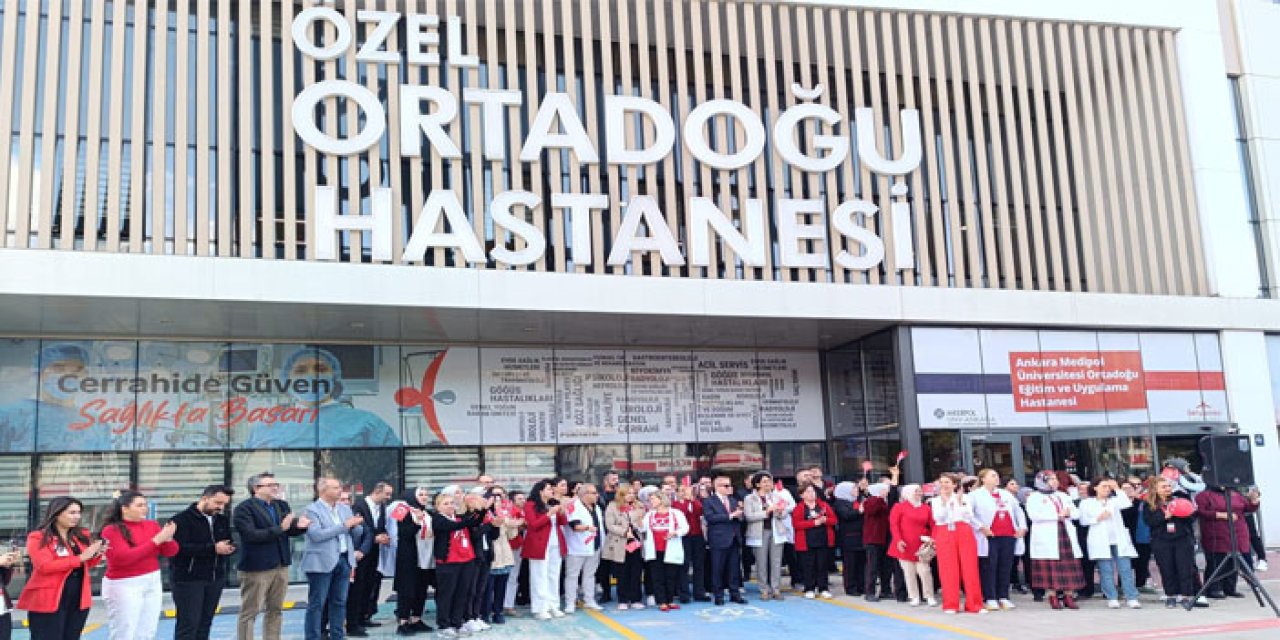 Özel Ankara Ortadoğu Hastanesi’nde 29 Ekim coşkusu