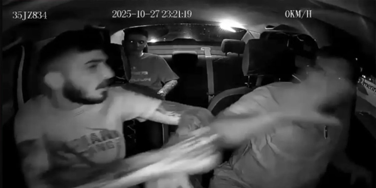 İzmir’de Takside Kavga: 22 Yaşındaki Yolcu Taksiciyi Darp Etti