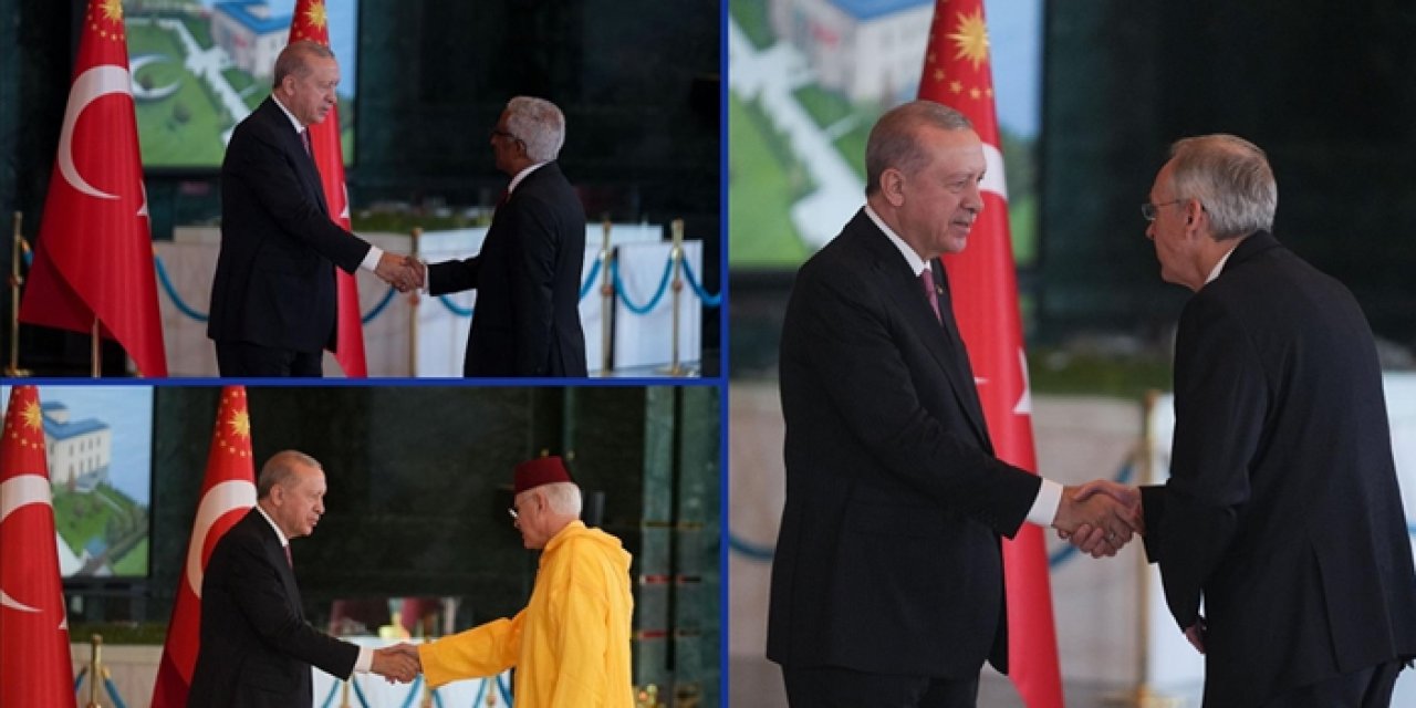 Cumhurbaşkanı Erdoğan, 29 Ekim Cumhuriyet Bayramı tebriklerini kabul etti