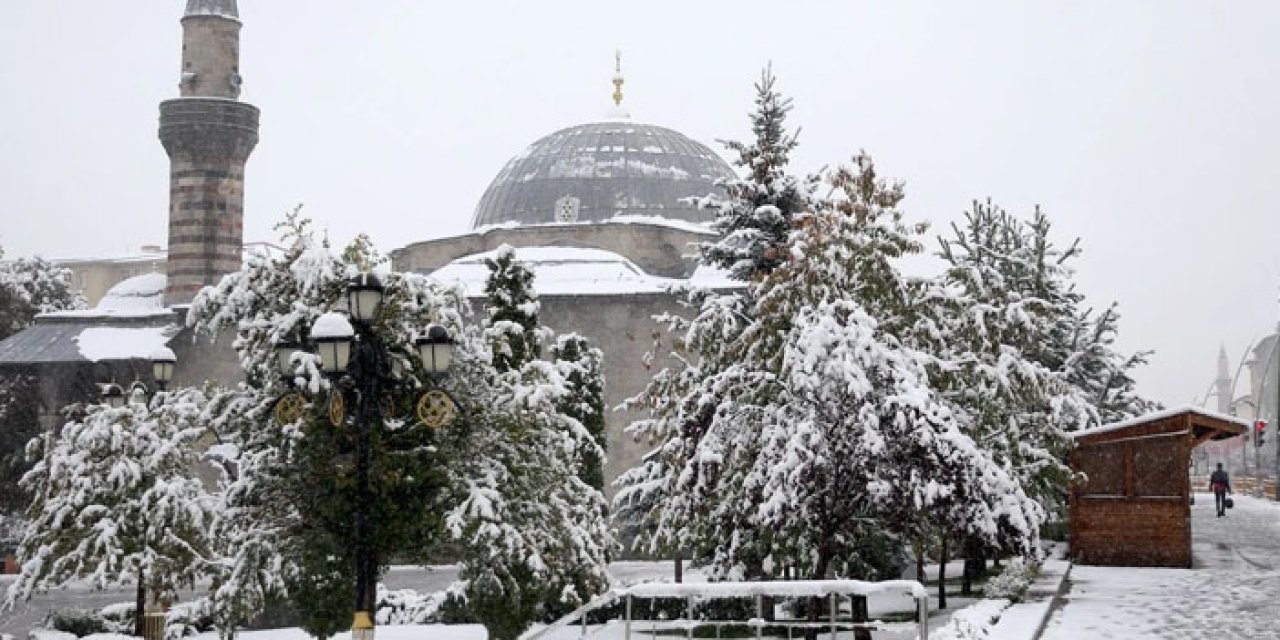 Erzurum’da mevsimin ilk karı: İlçeler beyaza büründü