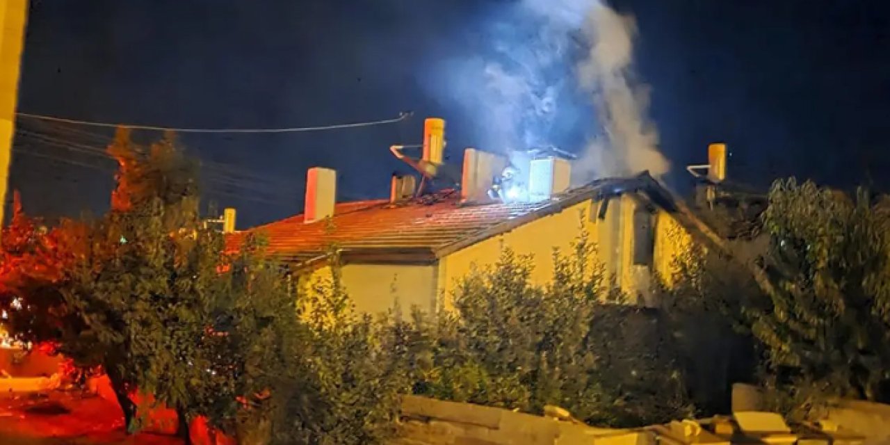 Ankara Elmadağ'da 5 Katlı Binada Yangın Çıktı