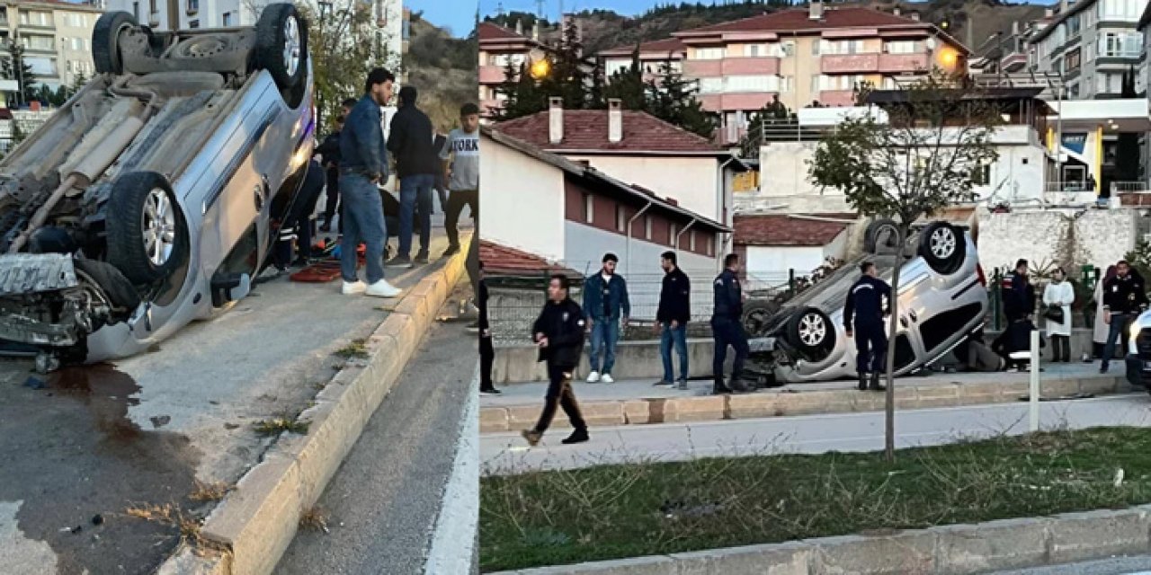 Otomobil, kaldırımda bisiklet süren 12 yaşındaki Emir’in üzerine devrildi
