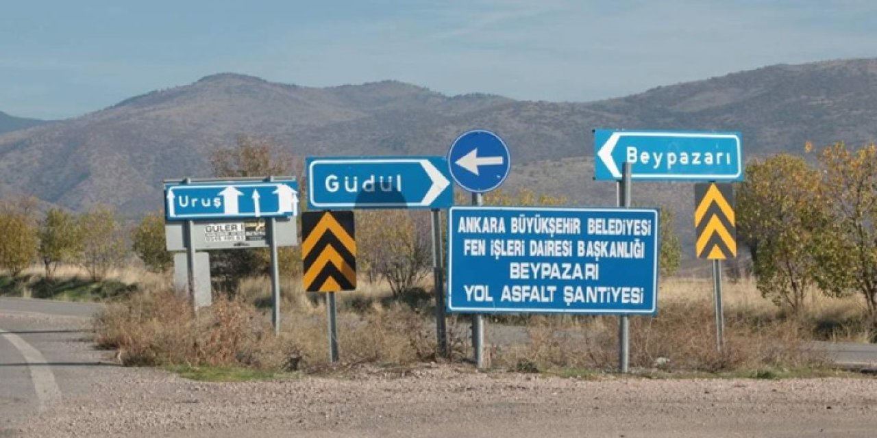 Ankara yollarında güvenlik adımı: Beypazarı ve Güdül’de trafik işaretleri sadeleştiriliyor