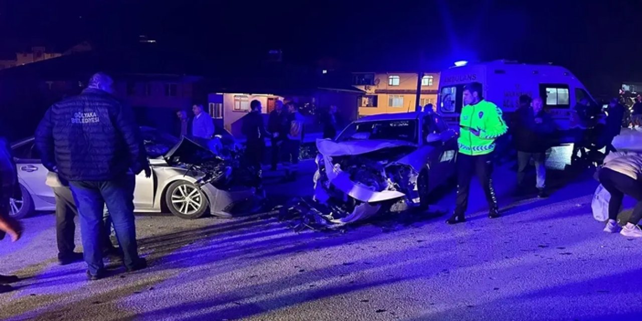 Düzce'de Otomobil Kazası: 7 Yaralı