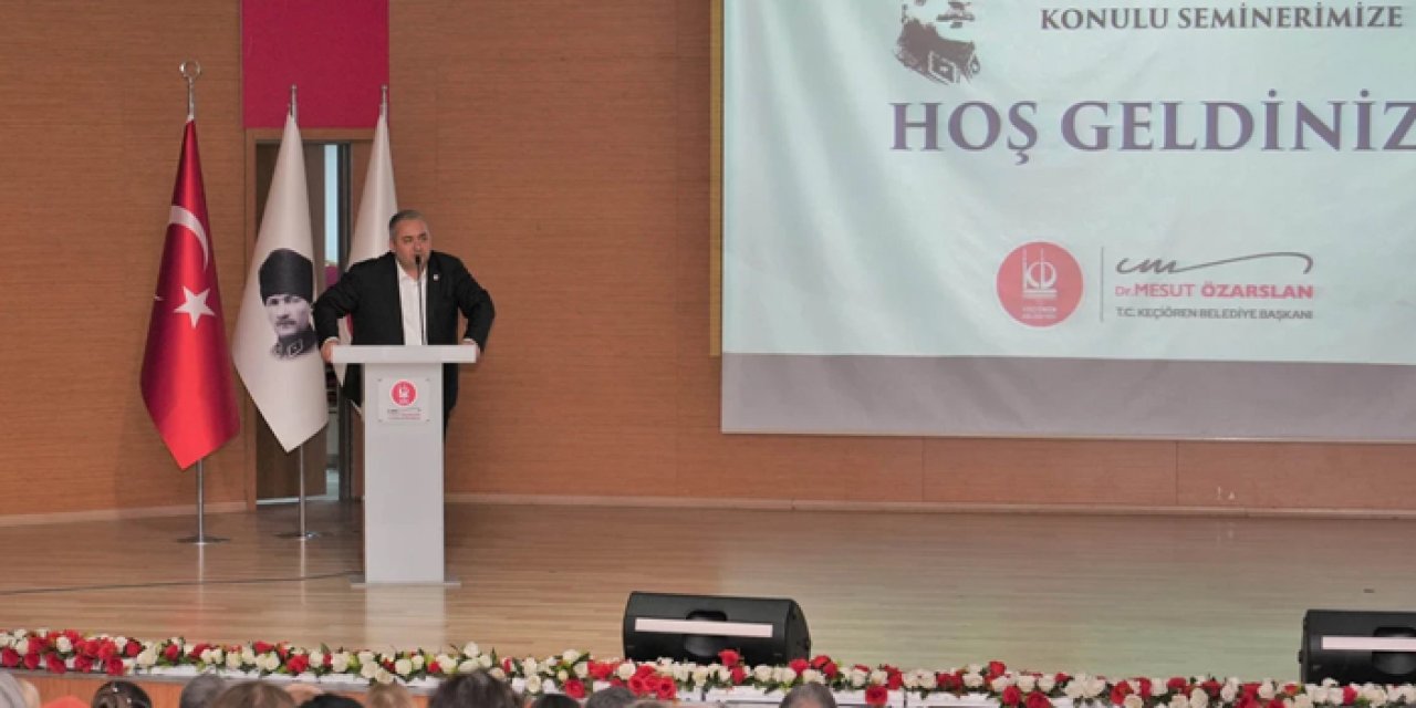 Keçiören’de “Atatürk’ü Anlamak” semineri yoğun ilgi gördü