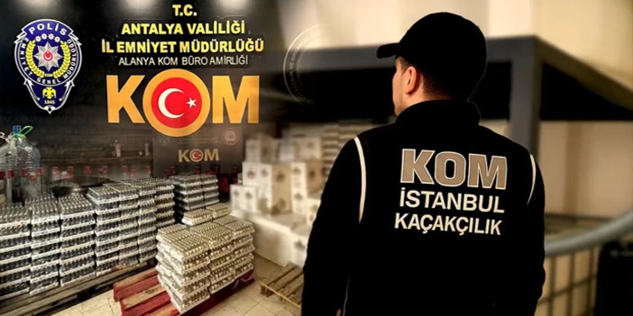 81 ilde sahte içki operasyonu, 179 kişi gözaltında