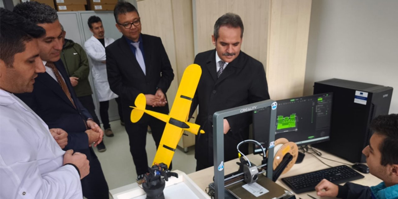 Kaymakam Kaya, Battalgazi Mesleki ve Teknik Anadolu Lisesinde incelemelerde bulundu