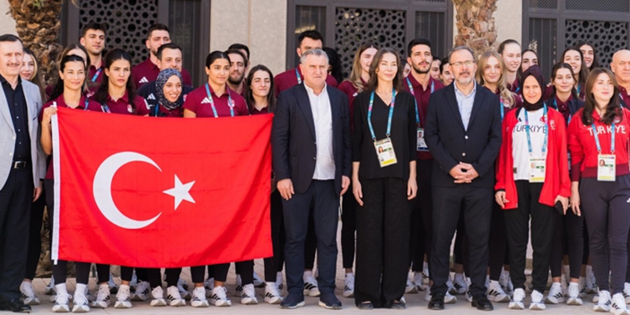 Bakan Osman Aşkın Bak’tan İslami Dayanışma Oyunları’nda milli sporculara moral ziyareti