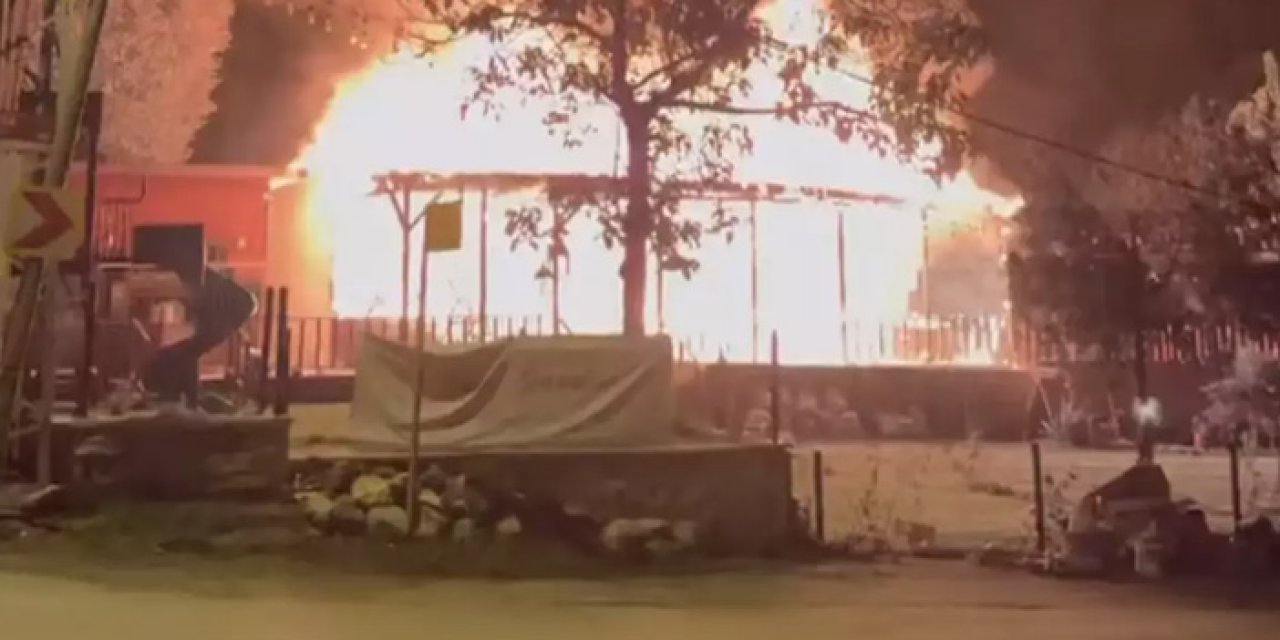 Beykoz’da Restoranda Şömine Yangını: Hızla Söndürüldü