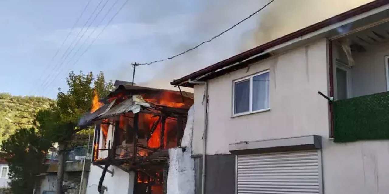 Burdur’da korkunç yangın: Evli çift alevlerin arasında can verdi