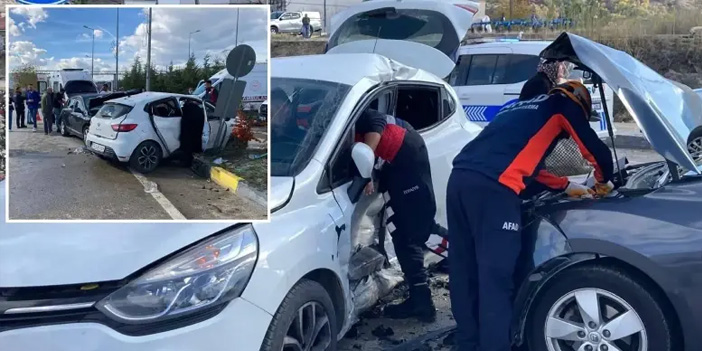 Karabük’te iki otomobil kafa kafaya çarpıştı: 7 yaralı var!