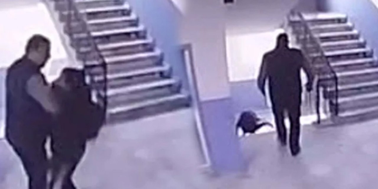 Otizmli öğrenciyi merdivenden iten okul müdürü gözaltında