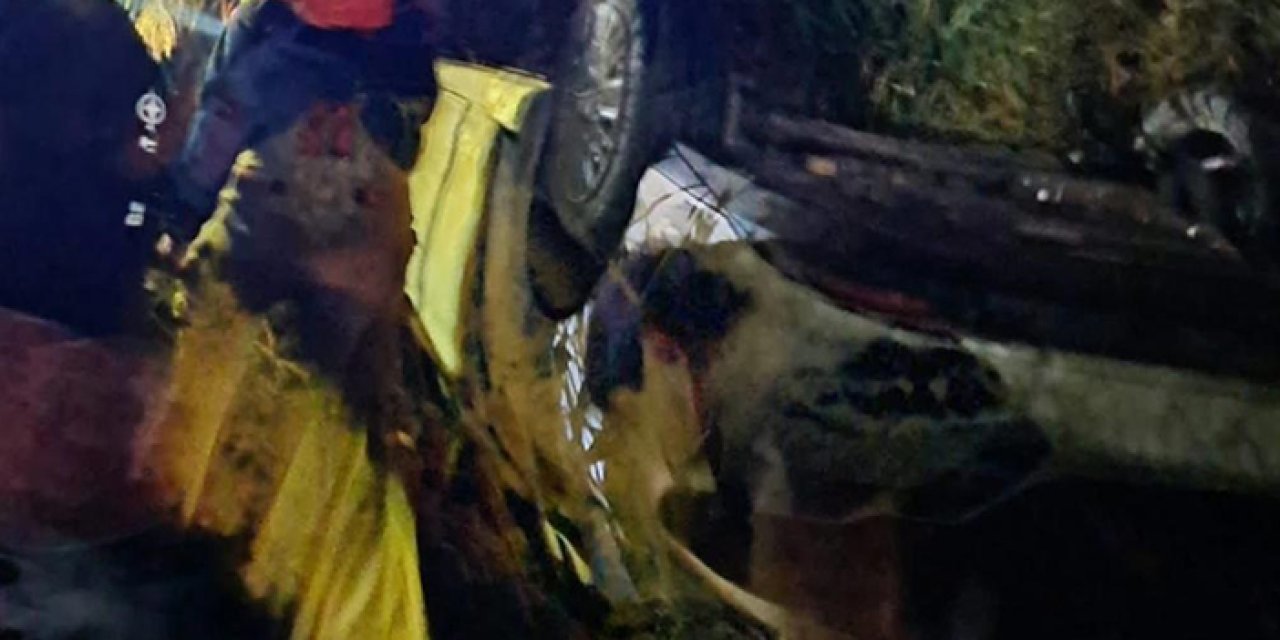 Kaçak göçmenleri taşıyan otomobil nehre uçtu: 9 yaralı