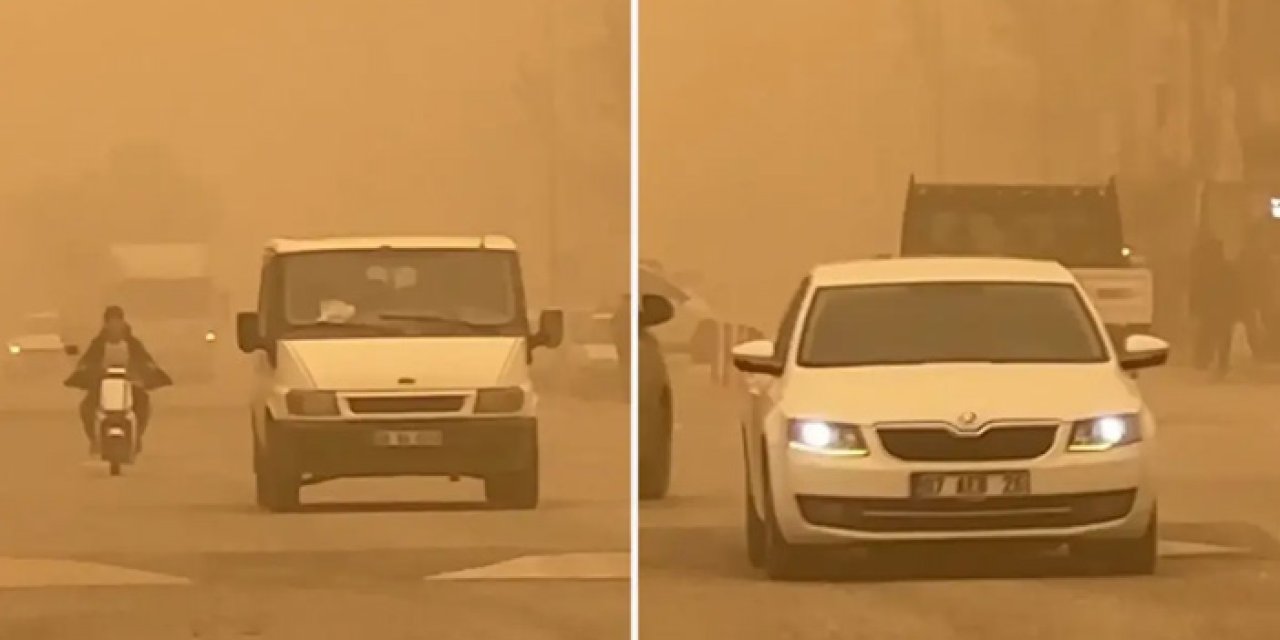 Şanlıurfa’da Toz Taşınımı Alarmı: Kent Kızıla Boyandı