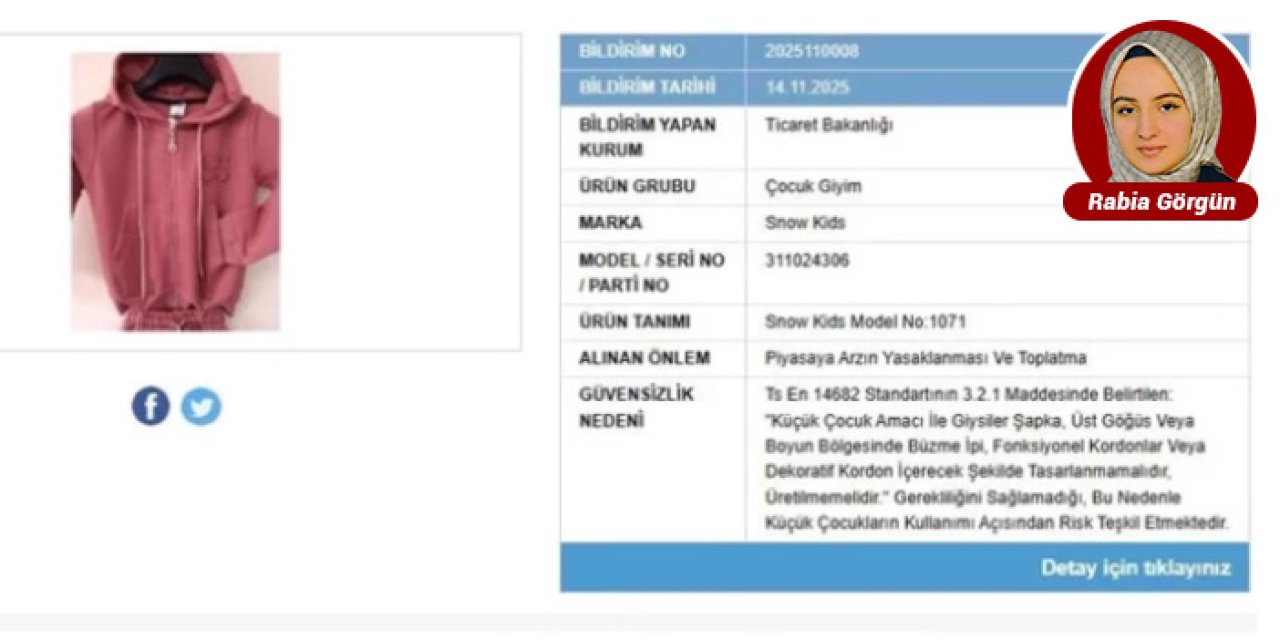 Piyasaya alarm: Snow Kids ve Badr markalı ürünler toplatılıyor
