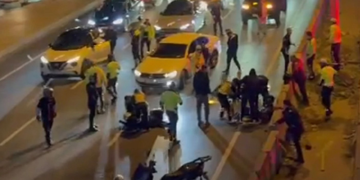 Maltepe’de feci zincirleme kaza: Polis yaralandı