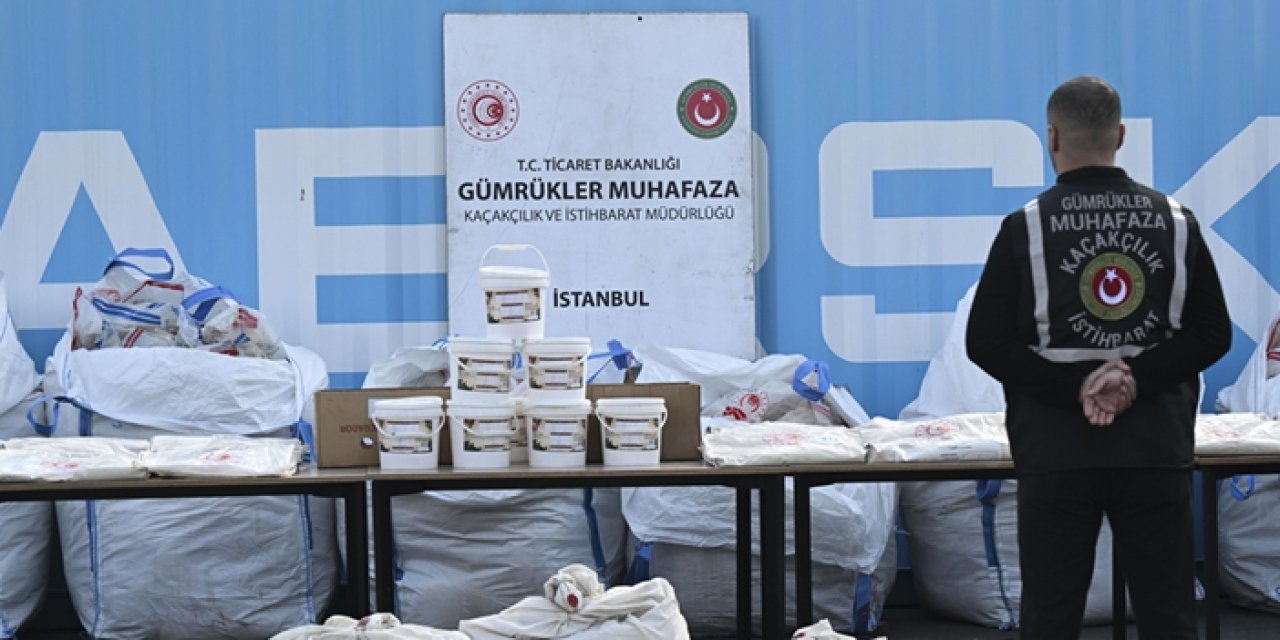 Gümrükler Muhafaza 1 tondan fazla esrar yakaladı