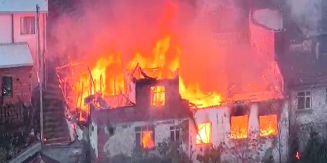 Alevlerin içinde kalan evde gerçek ortaya çıktı
