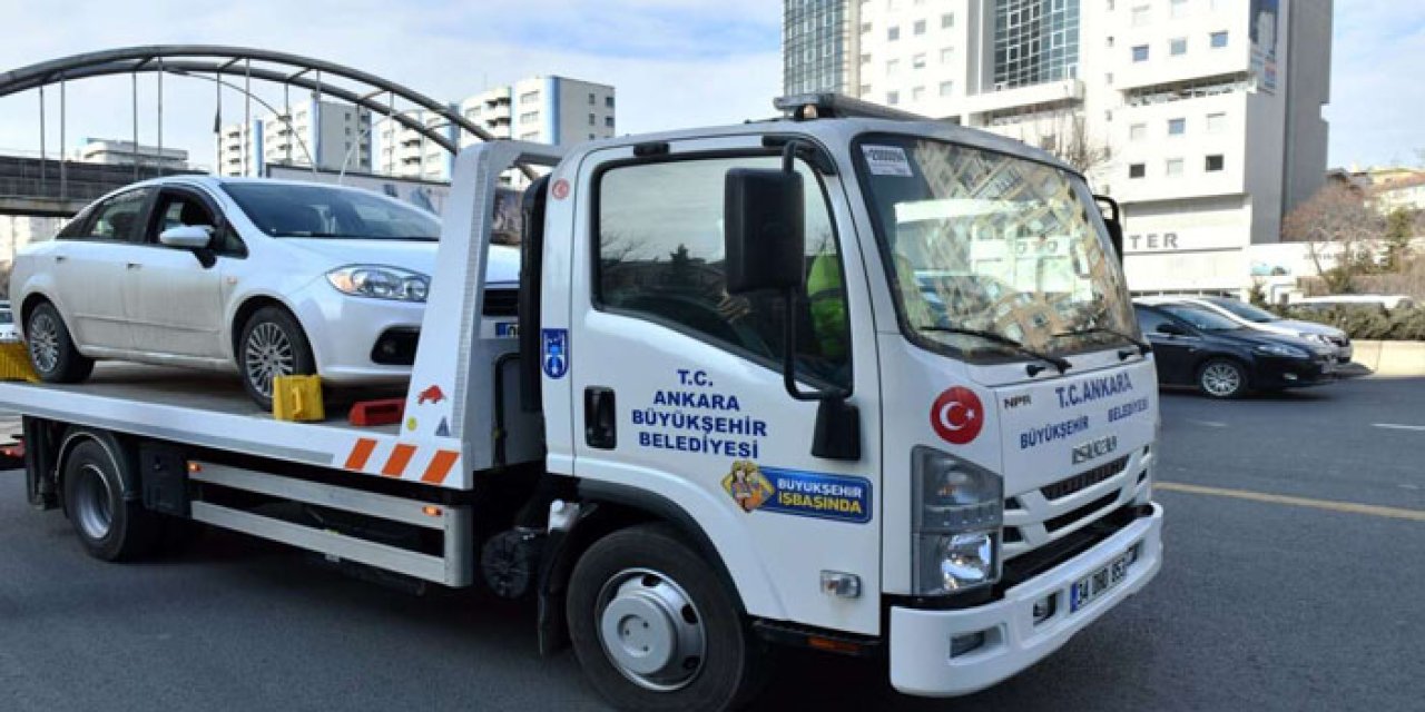 Ankara’da trafiği rahatlatacak hamle: Ücretsiz çekici hizmeti devrede!