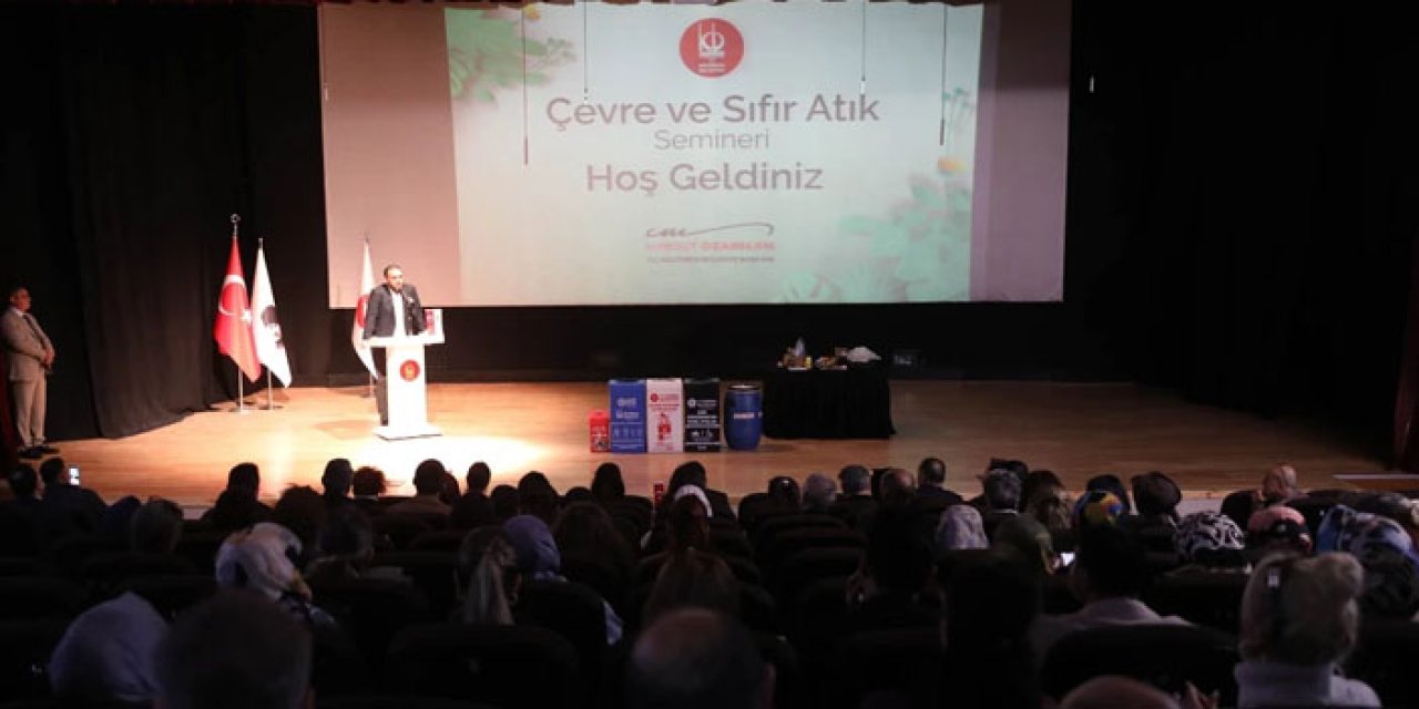 Keçiören'de öğretmenlere sıfır atık eğitimi verildi