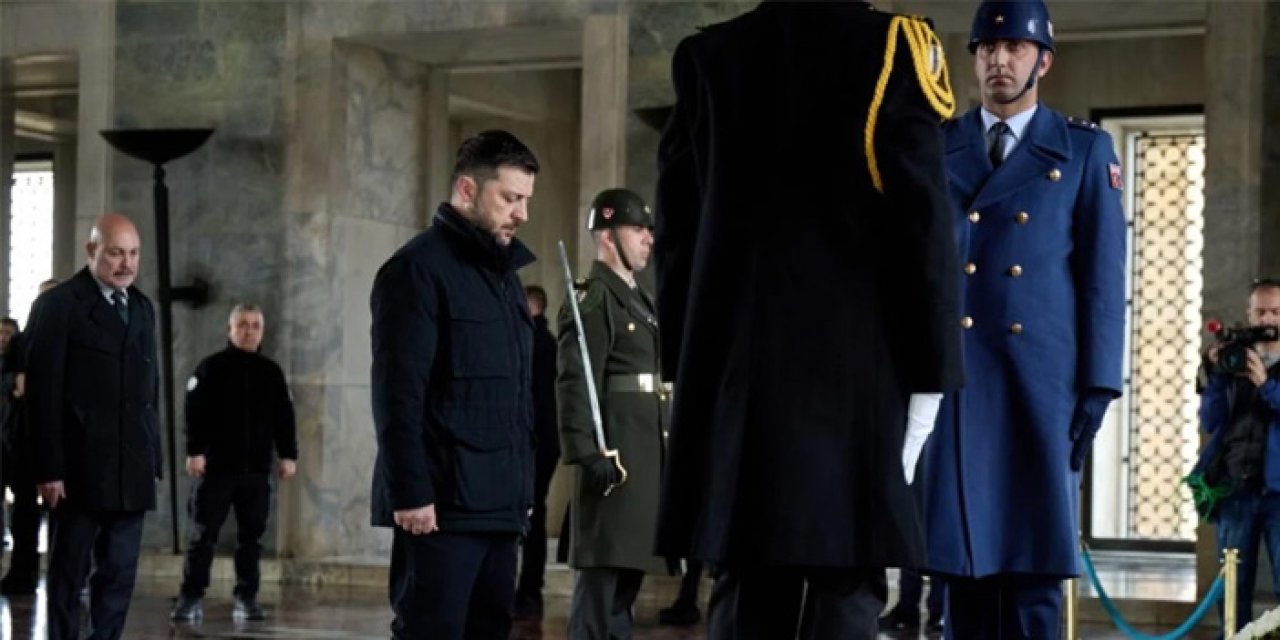 Zelenski’den Anıtkabir ziyareti