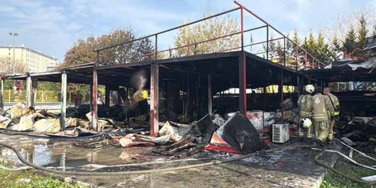 Yıldız Teknik Üniversitesi Davutpaşa Kampüsü’nde tadilat sırasında yangın paniği