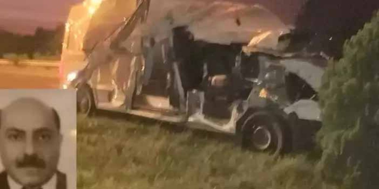 Samsun’da  minibüs TIR’a arkadan çarptı