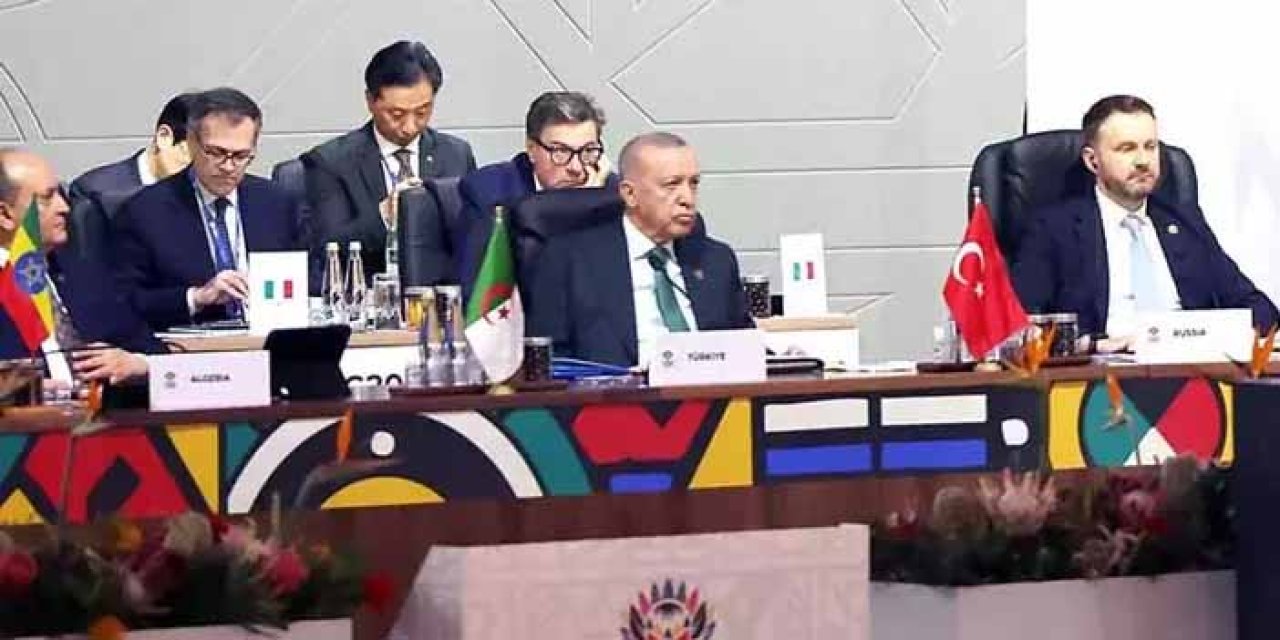 Cumhurbaşkanı Erdoğan, G20 Zirvesi’nde Adil ve Makul Gelecek Oturumu’na katıldı