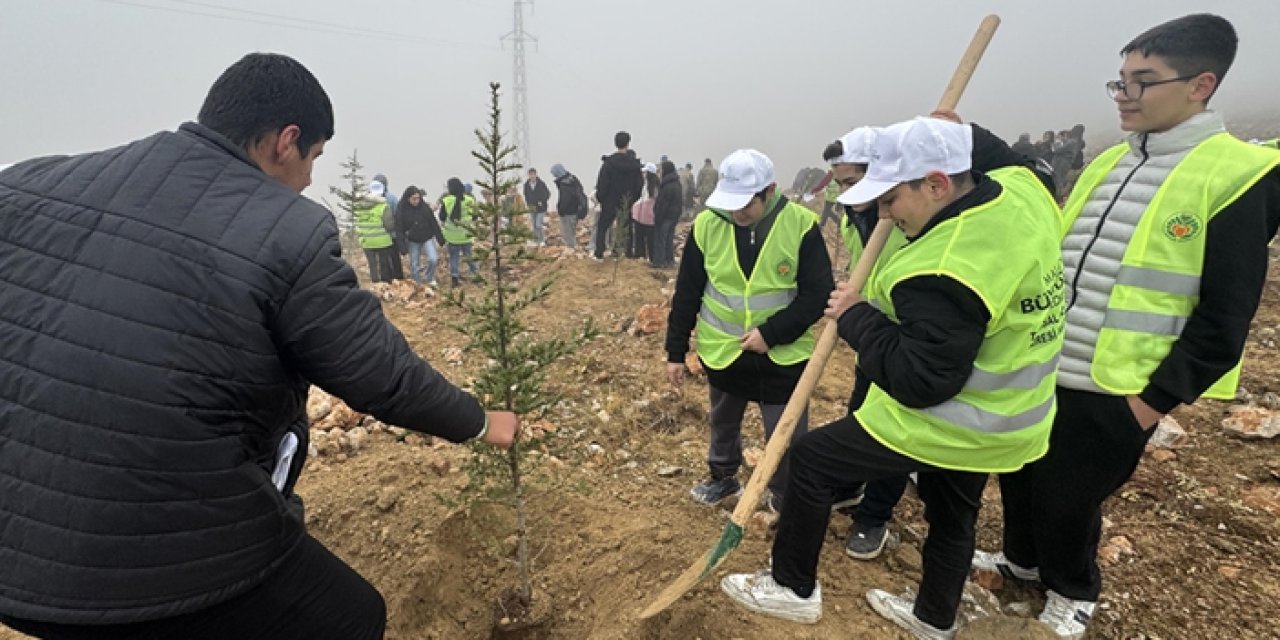 Malatya’da Beydağı Projesi kapsamında 10 bini aşkın fidan dikildi