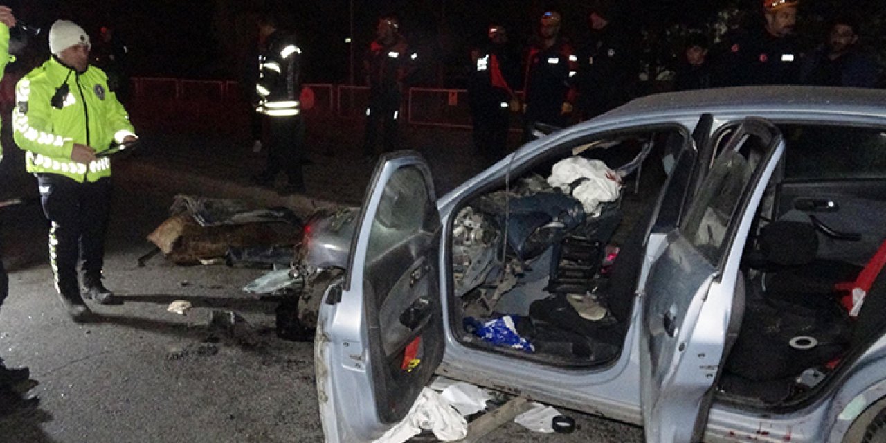 Erzurum'da feci kaza: 1 kişi öldü, 2 kişi yaralandı