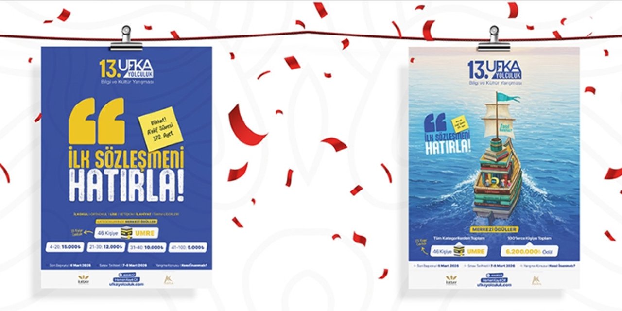 13. Ufka Yolculuk Bilgi ve Kültür Yarışması’nda kazananlar belli oldu