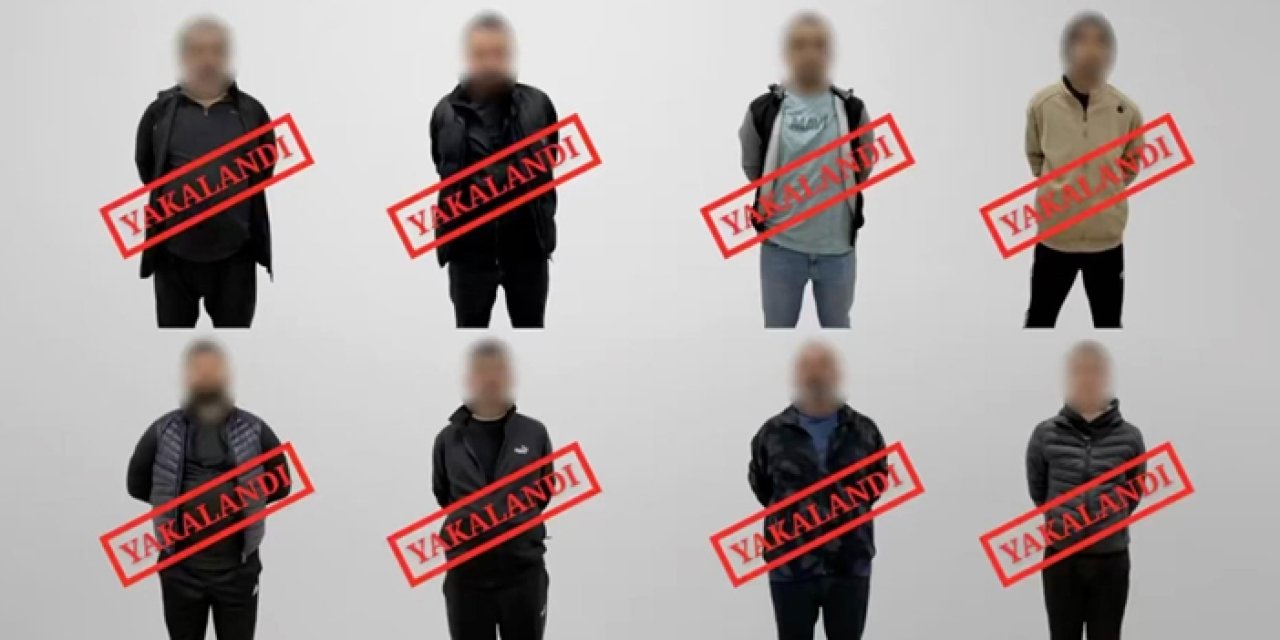 Kırmızı bültenle aranan 3 kişi ile ulusal seviyede aranan 5 kişi Türkiye’ye getirildi