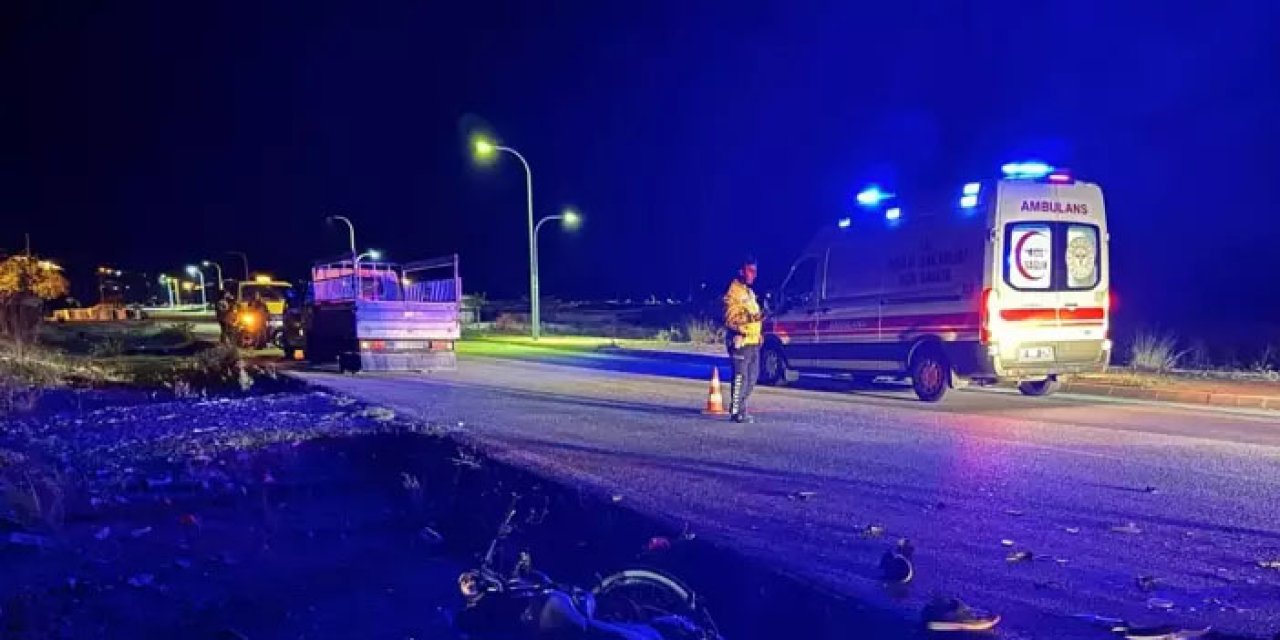 Telefonla diş aradılar: Motosiklet kazasında korku dolu anlar