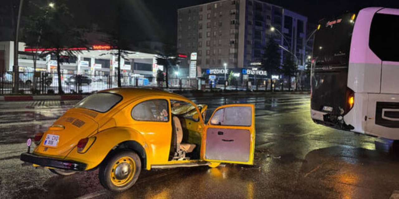 Kıraç’ın orkestra ekibini taşıyan otobüse çarptı: 3 yaralı