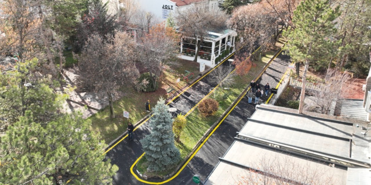 Çankaya’da Uğur Denizhan Parkı yürüyüş yolu yenilendi