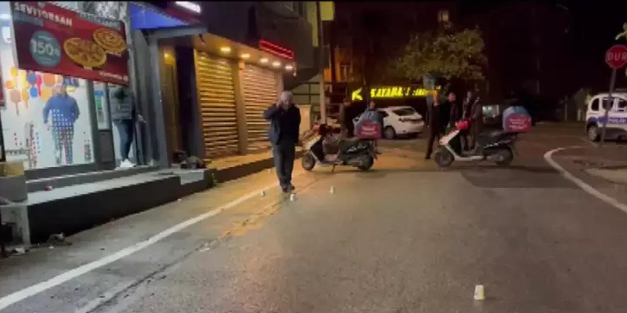 Bursa’da şok saldırı: Pizza dükkanına kurşun yağdı