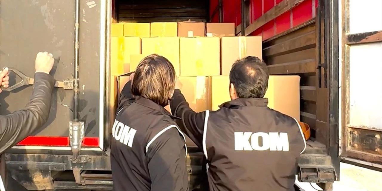 Kırşehir’de kaçakçılığa darbe vuruldu: 3,5 ton kaçak tütün ele geçirildi