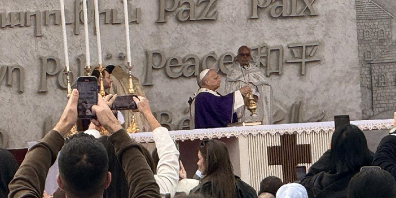 Papa 14. Leo, Beyrut’taki ayinde barış ve dayanışma çağrısı yaptı