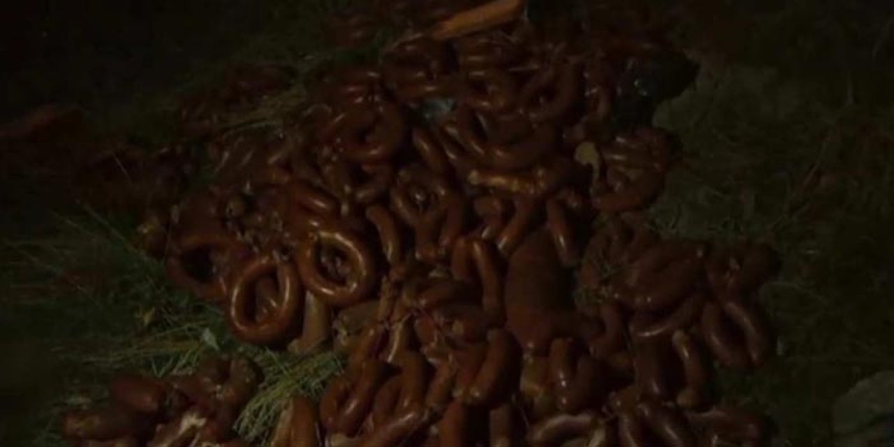 Sır gibi olay: Gölbaşı’nda boş arazide yüzlerce kilo et bulundu