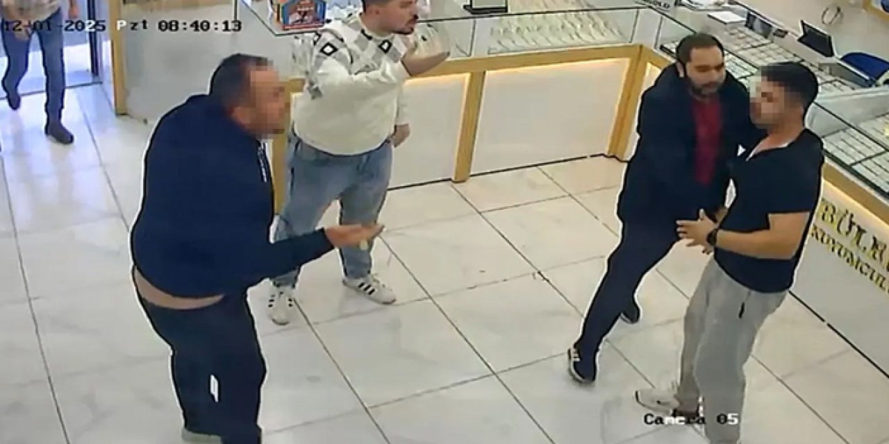 Kuyumcular tekme tokat birbirlerine girdiler!