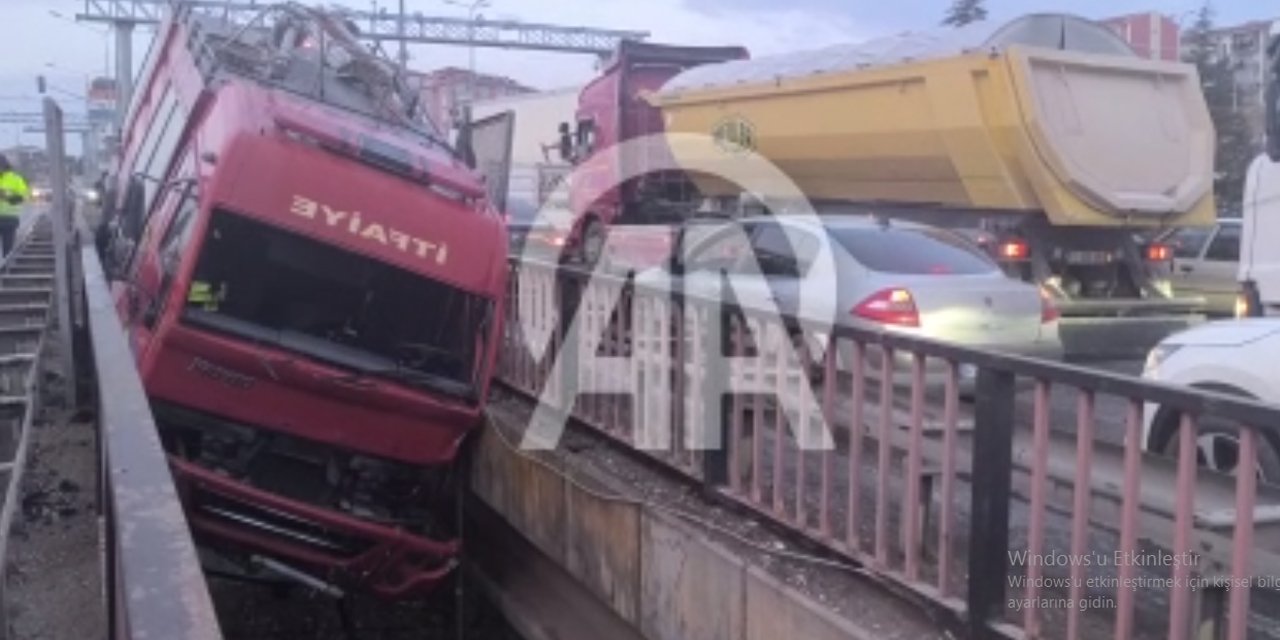 Kırşehir Kırıkkale Yolu’nda faciaya ramak kaldı